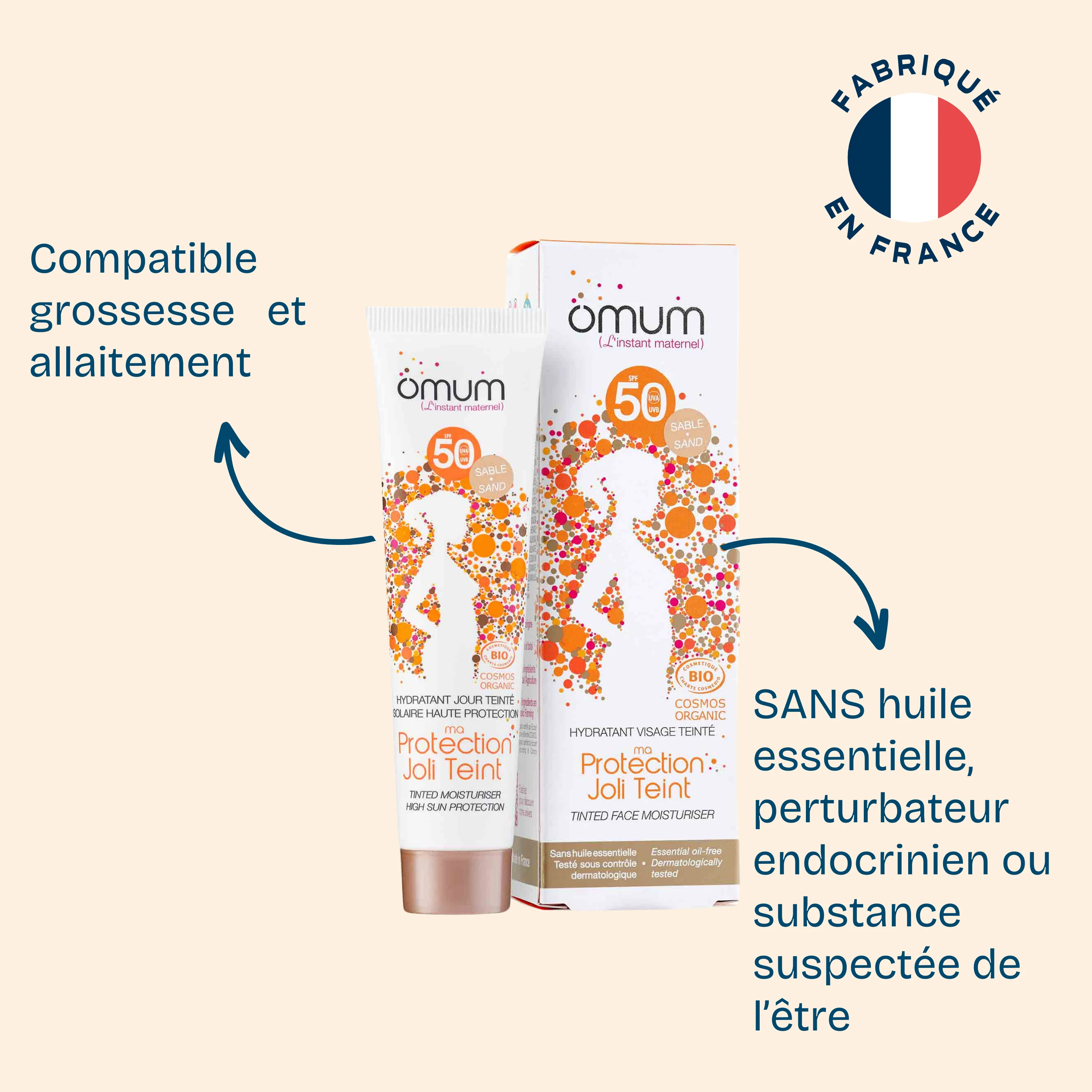 Crème solaire teintée SPF50 - Image 2