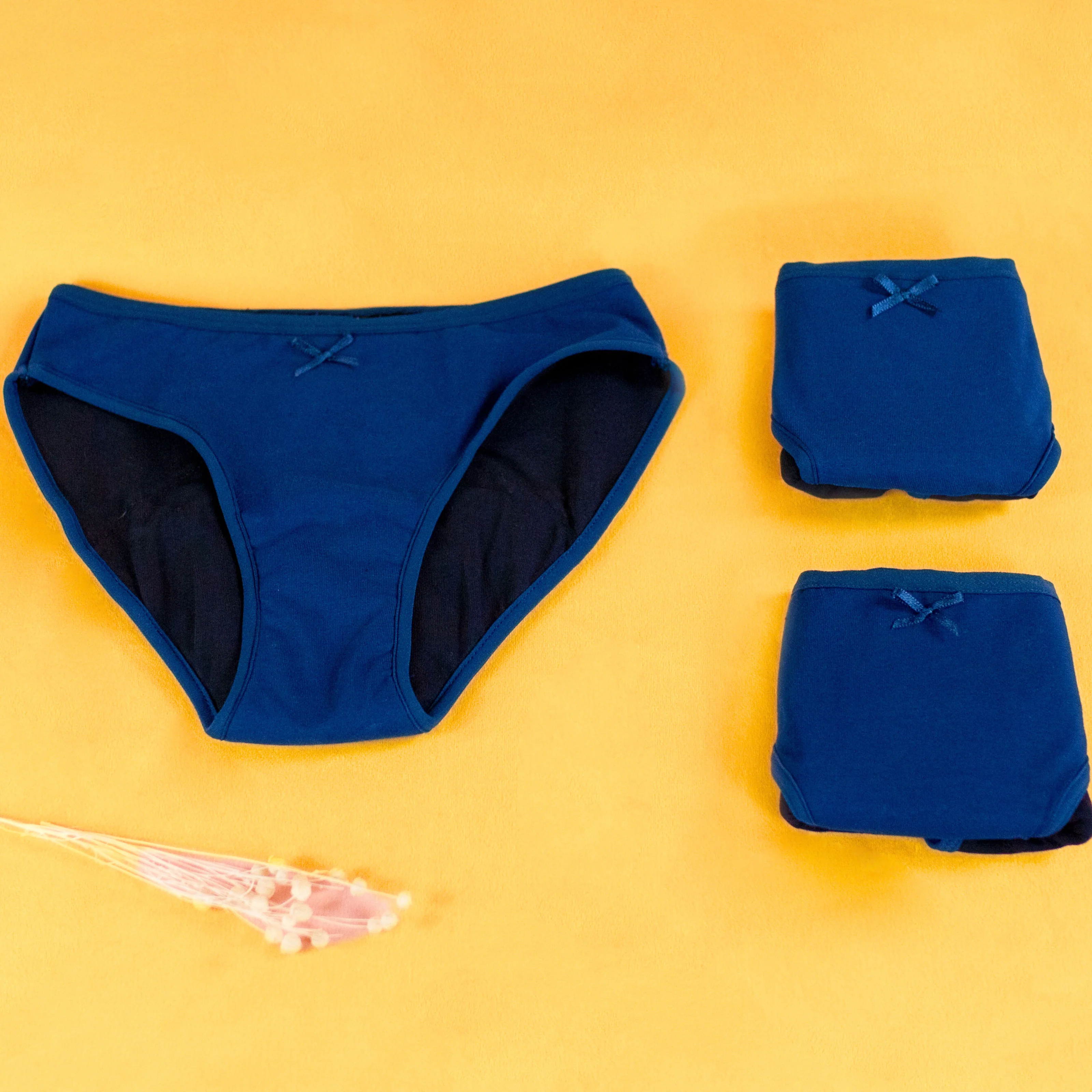 Culotte menstruelle bleue - Image 3