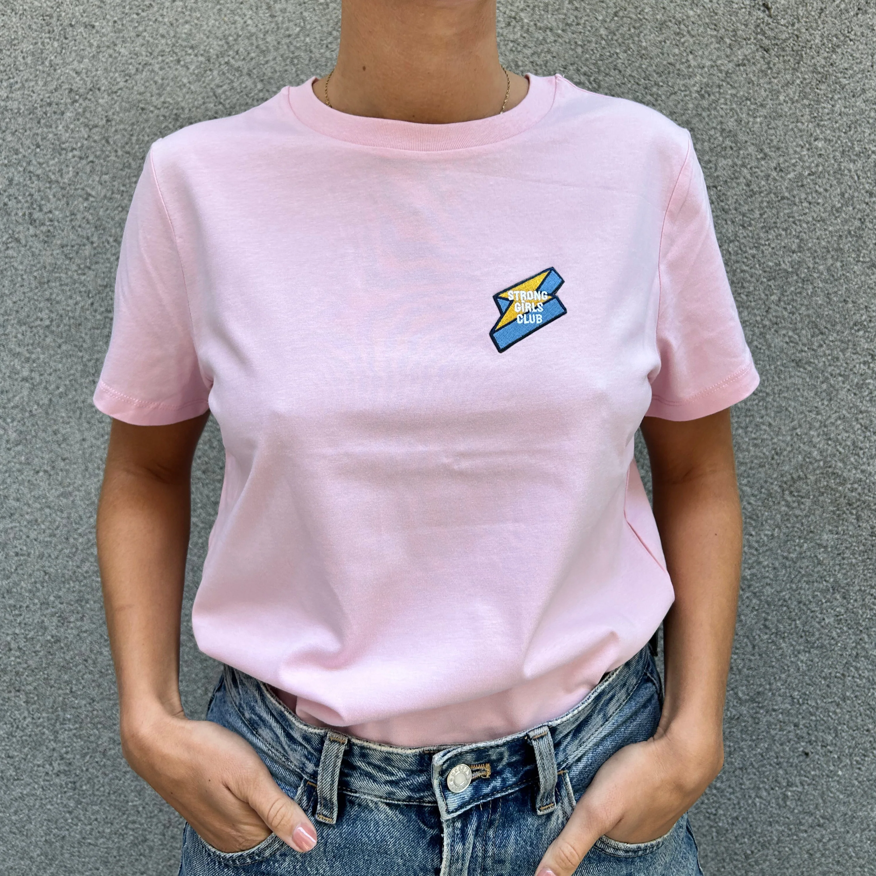 T-shirt Strong Girls Club - Rose - Image 3