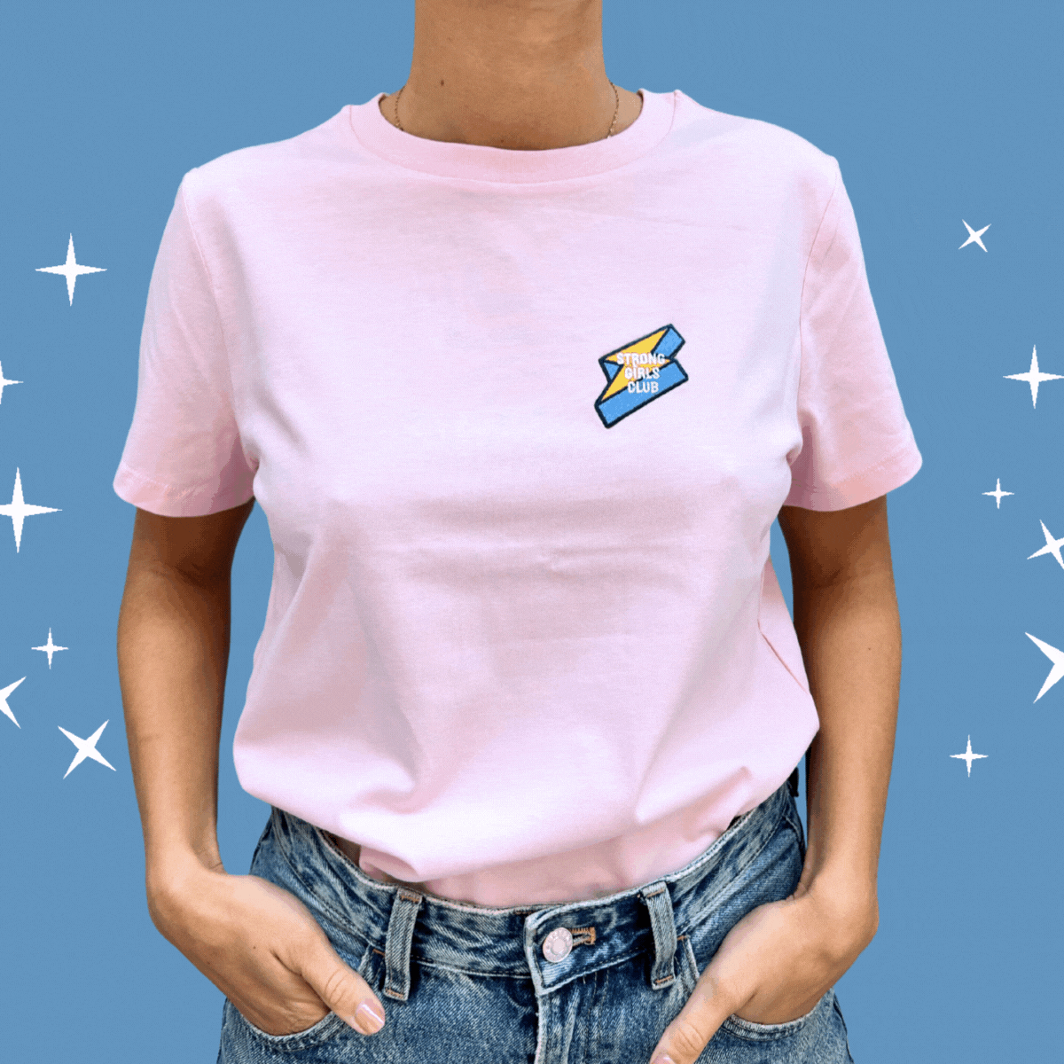 T-shirt Strong Girls Club - Rose - Image 5