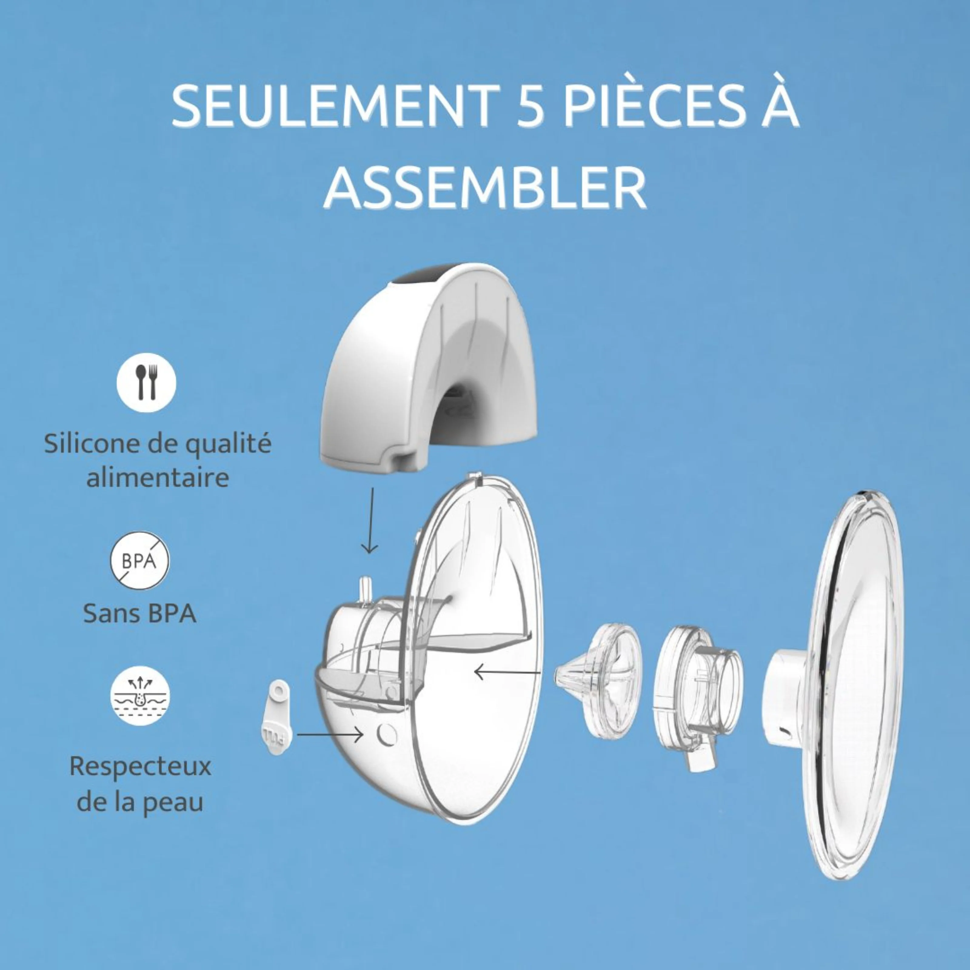 Tire-lait portable Emy Pump - Image 3